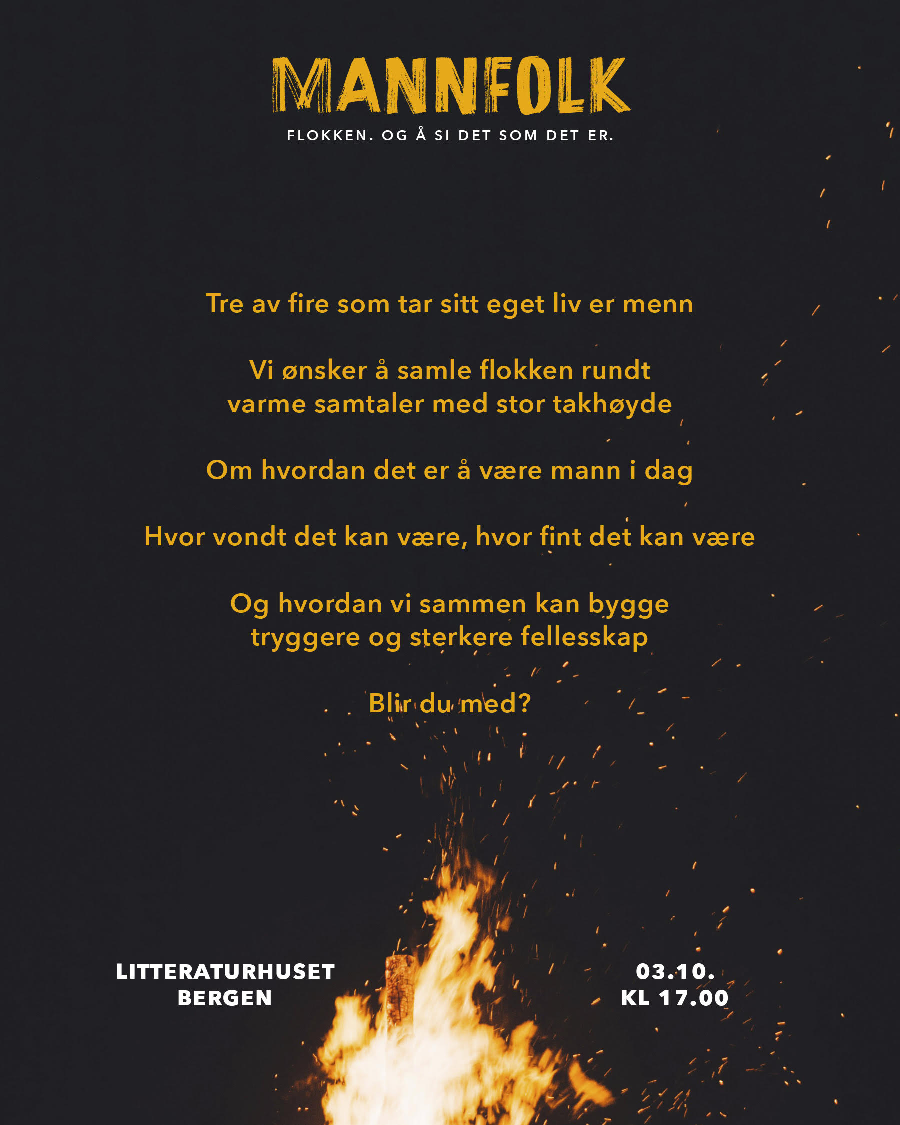 MANNFOLK Bergen – om kvelden og fellesskapet